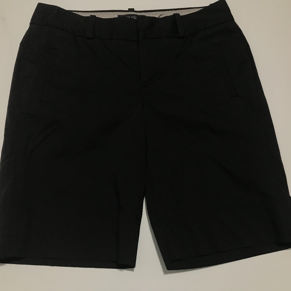 Banana republic Bermuda shorts Martin Fit stretch  black classy workwear
